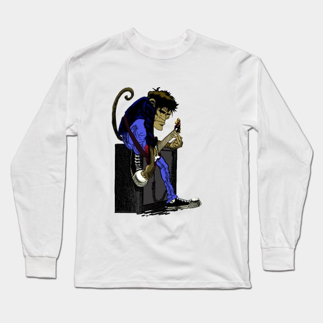 Monkey Wrench Long Sleeve T-Shirt by 3Drust